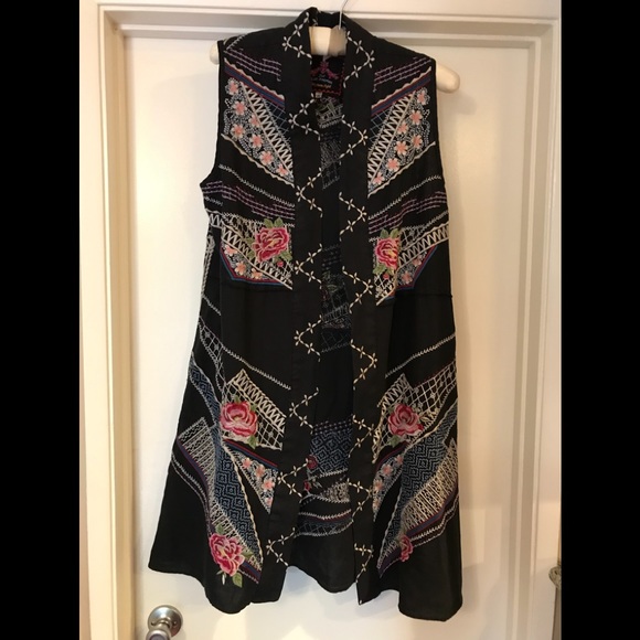 Johnny Was Tops - Johnny Was sleeveless duster